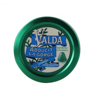 Valda chicles de menta sin azúcar x 50