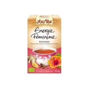 Yogi Tea energía femenina ecológica 17 bolsitas de té