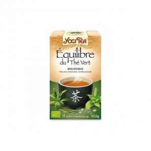 Yogi Tea Infusión Ecológica Té Verde Equilibrio 17 Bolsitas