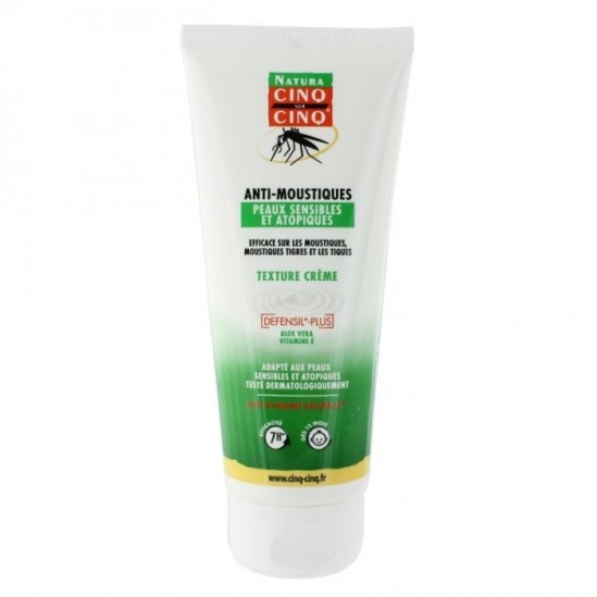 Cinq sur Cinq Natura Anti-Moustiques Peaux Sensibles Atopiques 100 ml Cinq sur Cinq Natura Anti-Moustiques Peaux Sensibles Atopiques 100 ml