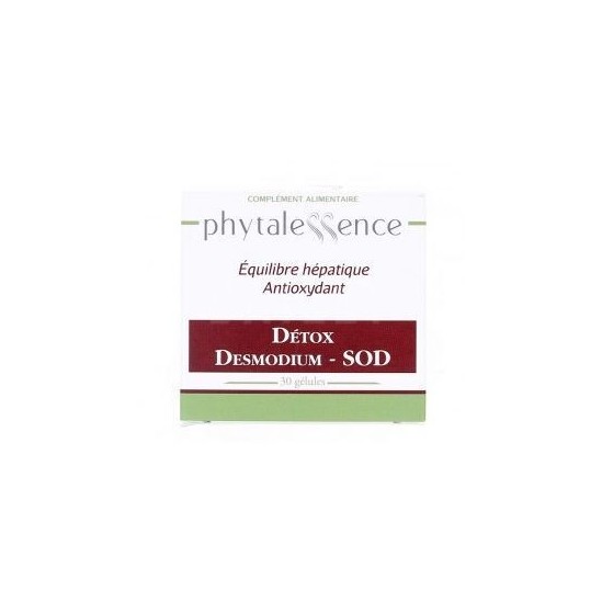 Phytalessence Détox Desmodium SOD 30 Gélule Phytalessence Détox Desmodium SOD 30 Gélule