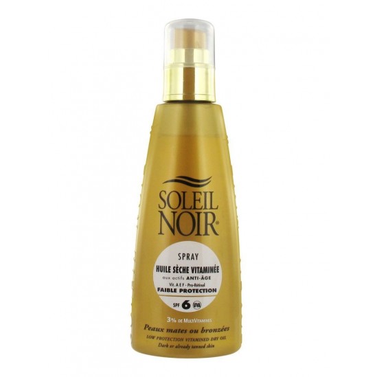 Soleil Noir Huile Sèche Vitaminée SPF 6 Spray 150 ml Soleil Noir Huile Sèche Vitaminée SPF 6 Spray 150 ml