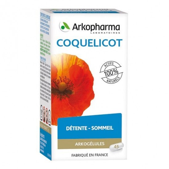 Arkopharma Arkogelules Coquelicot 45 gélules Arkopharma Arkogelules Coquelicot 45 gélules