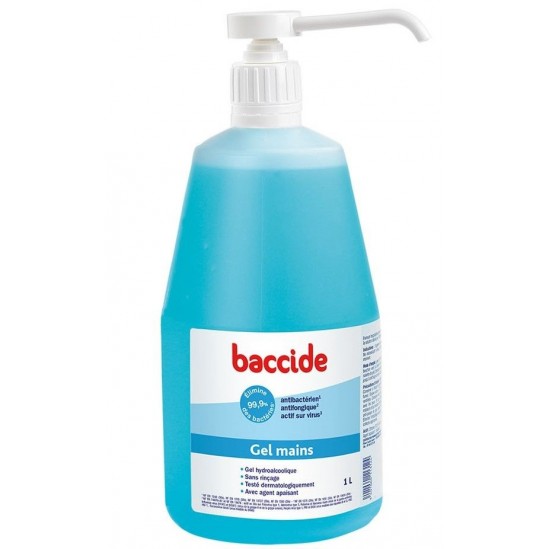 BACCIDE GEL MAIN DESINF /1 LITRE FL PPE N BACCIDE GEL MAIN DESINF /1 LITRE FL PPE N