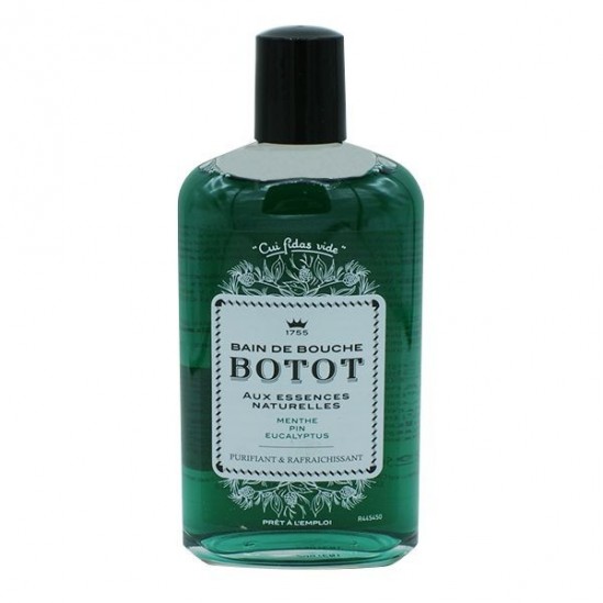 Botot bain de bouche quotidien menthe pin et eucalyptus 250ml Botot bain de bouche quotidien menthe pin et eucalyptus 250ml