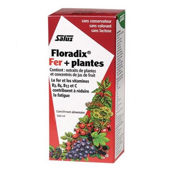 Salus Floradix boisson fer + plantes 500ml Salus Floradix boisson fer + plantes 500ml