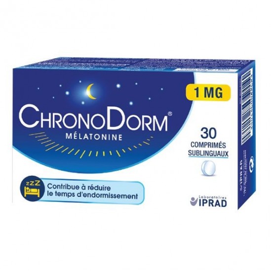 Chronodorm mélatonine 30 comprimés Chronodorm mélatonine 30 comprimés