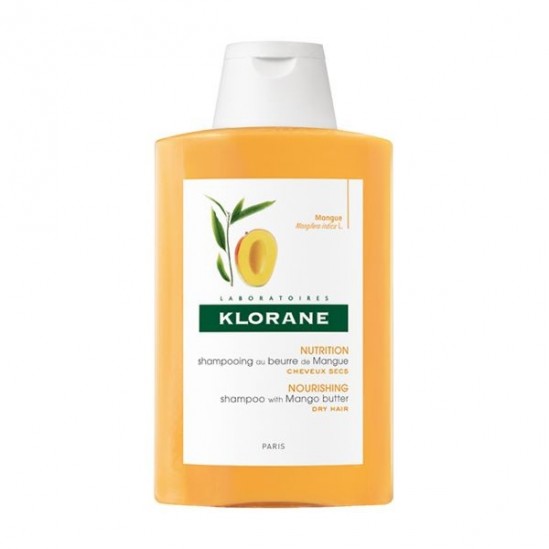 Klorane shampooing traitant nutritif au beurre de mangue 200ml Klorane shampooing traitant nutritif au beurre de mangue 200ml