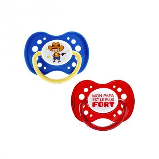 DODIE Sucette Physiologique +18mois X2 - Garçon DODIE Sucette Physiologique +18mois X2 - Garçon