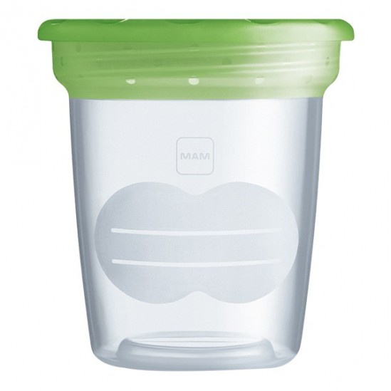 Mam Pot de conservation pour le lait maternel et les aliments bébé Mam Pot de conservation pour le lait maternel et les aliments bébé
