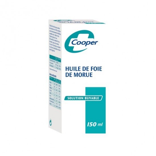 Cooper Huile de foie de morue 150ml Cooper Huile de foie de morue 150ml