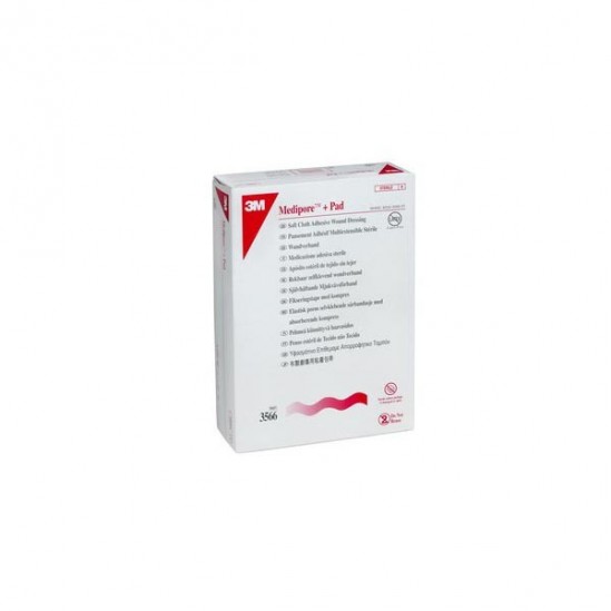 3M™ Medipore™ pansement adhésif stérile hypoallergénique avec compresse absorbante 10cmx10cm 3M™ Medipore™ pansement adhésif stérile hypoallergénique avec compresse absorbante 10cmx10cm
