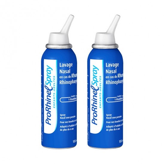 Prorhinel Spray nasale adultes 2x100ml Prorhinel Spray nasale adultes 2x100ml