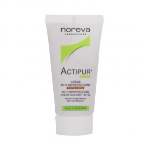 Noreva actipur crema antimanchas con color dorado 30ml