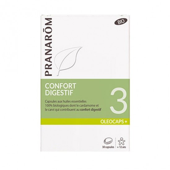 Pranarôm oleocaps 3 confort digestif 30 capsules Pranarôm oleocaps 3 confort digestif 30 capsules