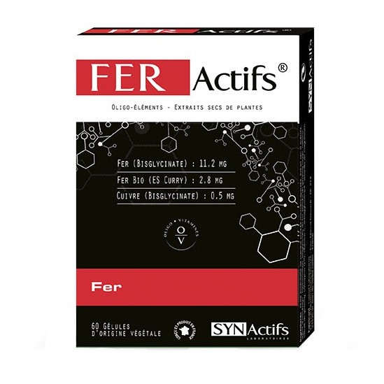 Synactifs feractifs boite de 60 gélules Synactifs feractifs boite de 60 gélules