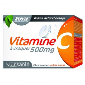 Nutrisanté vitamina c masticable 500mg