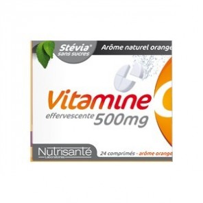 Nutrisanté vitamina c 500mg 24 comprimidos efervescentes