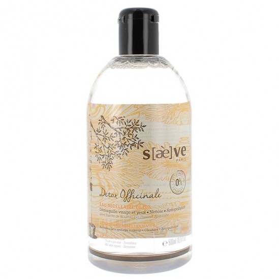 Saeve detox officinale eau micellaire détox 500ml Saeve detox officinale eau micellaire détox 500ml