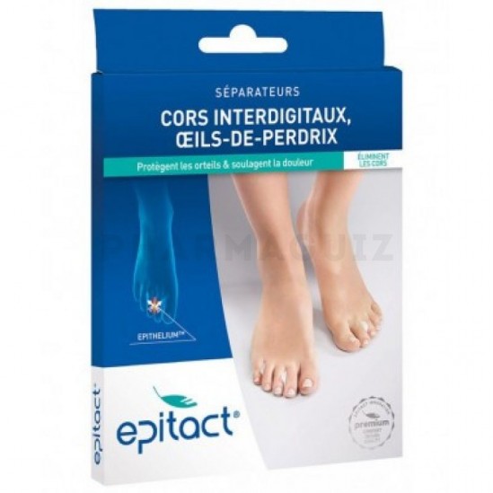 Epitact séparateurs cors interdigitaux taille S x6 Epitact séparateurs cors interdigitaux taille S x6