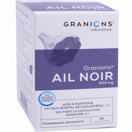 Granions ail noir 500mg 60 comprimés Granions ail noir 500mg 60 comprimés
