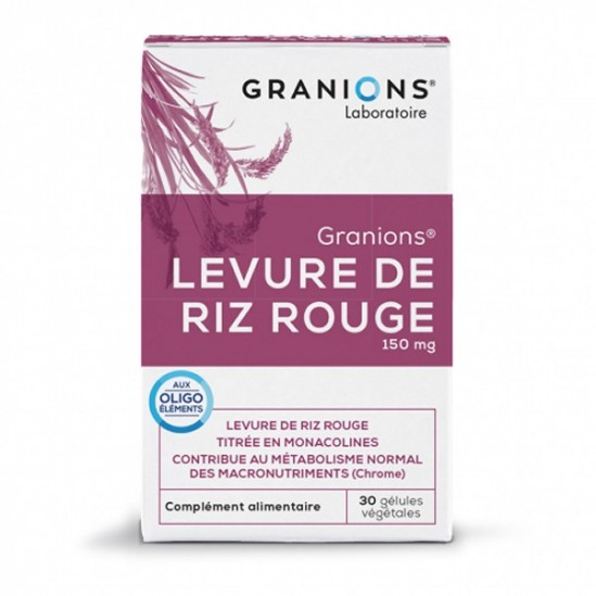 Ea Phram Granions Levure de Riz Rouge 60 gélules Ea Phram Granions Levure de Riz Rouge 60 gélules