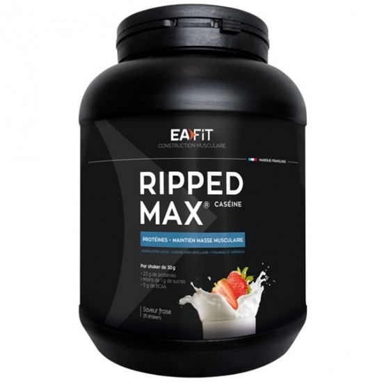 Eafit ripped max® caseine fraise 750g Eafit ripped max® caseine fraise 750g