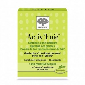 Nuevo nordic activ'foie 30 comprimidos