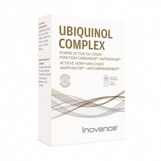 Ysonut inovance ubiquinol complex 30 gélules Ysonut inovance ubiquinol complex 30 gélules