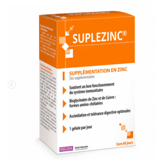 Ineldea Suplezinc Cure 60 jours Ineldea Suplezinc Cure 60 jours