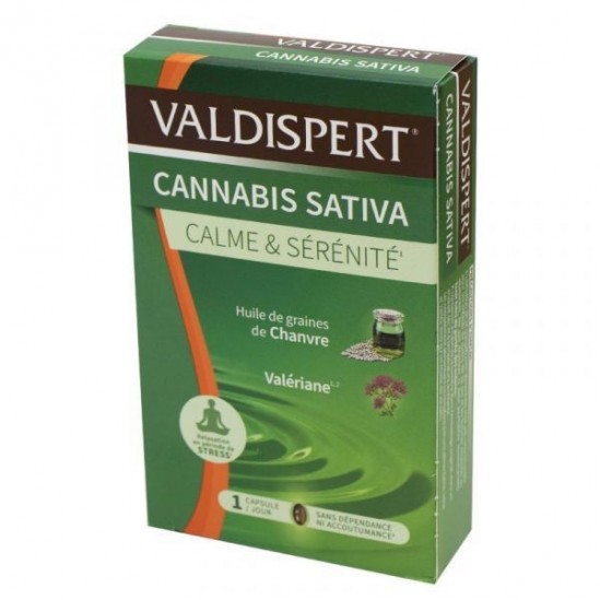 Valdispert cannabis sativa calme & sérénité 24 capsules Valdispert cannabis sativa calme & sérénité 24 capsules
