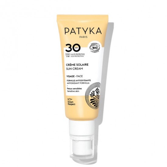 Patyka crème solaire visage Spf 30 formule anti oxydante 40ml Patyka crème solaire visage Spf 30 formule anti oxydante 40ml