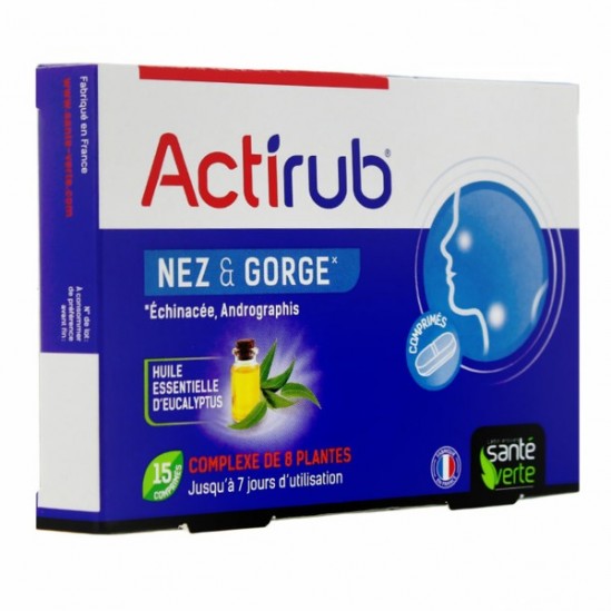 Santé verte actirub 15 comprimés Santé verte actirub 15 comprimés