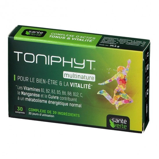 Santé Verte multinature bien-être et vitalité 30 comprimés Santé Verte multinature bien-être et vitalité 30 comprimés