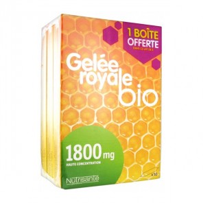 Nutrisanté jalea real ecológica 1800mg Envase de 3x10 ampollas
