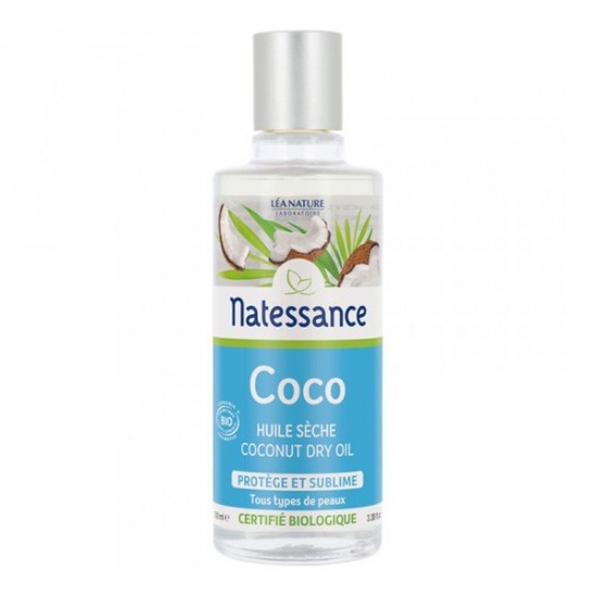 Natessance Huile Sèche Coco 100ml Natessance Huile Sèche Coco 100ml