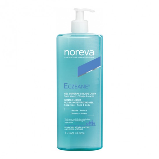 Noreva eczeane gel surgras liquide doux 1L