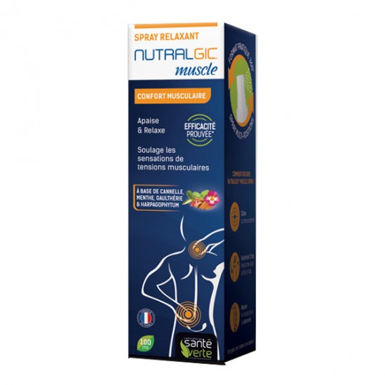 Santé verte nutralgic muscle spray relaxant 100ml