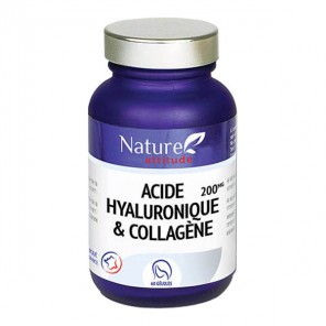 Nature attitude ácido hialurónico y colágeno 60 cápsulas