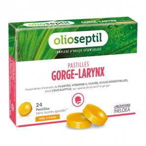 Olioseptil garganta - laringe pastillas 24 pastillas