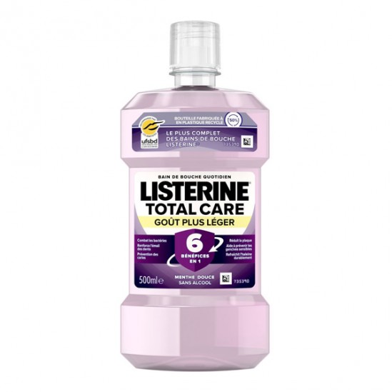 Listerine total care goût plus léger 500ml Listerine total care goût plus léger 500ml