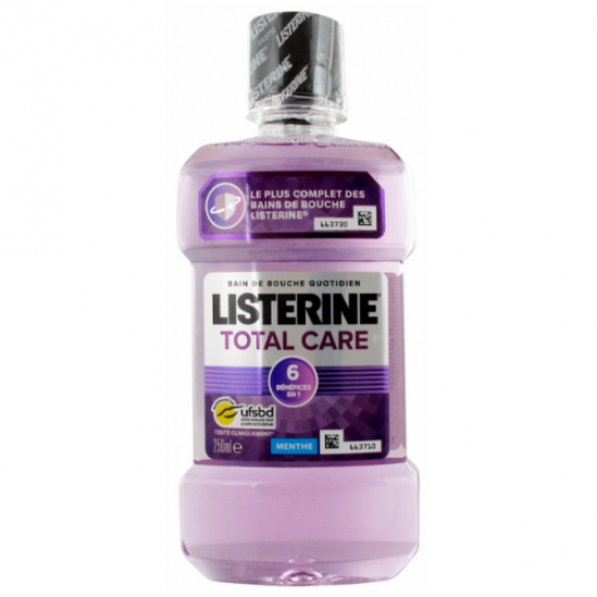 Listerine total care 6 en 1 bain de bouche quotidien menthe 250ml Listerine total care 6 en 1 bain de bouche quotidien menthe 250ml