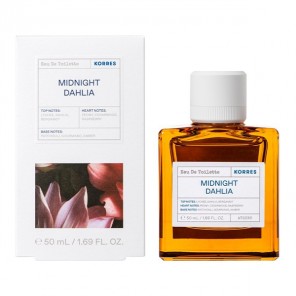 Korres midnight dahlia eau de toilette 50ml