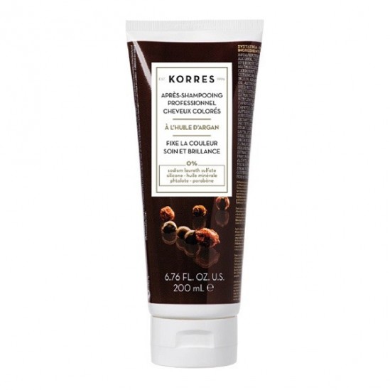 Korres après-shampooing professionnel post-coloration 200ml