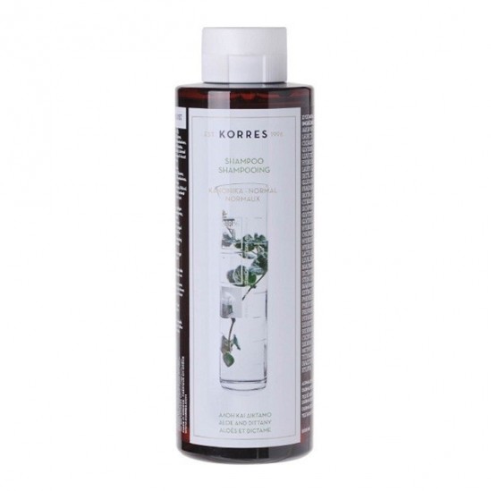 Korres shampooing usage fréquent aloès & dictame 250ml