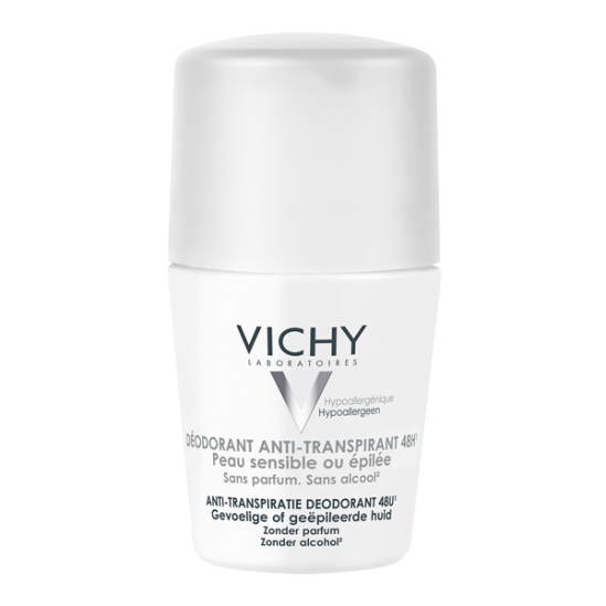 Vichy Déodorant Anti-Transpirant Bille 48H Peaux Sensibles ou Epilées 50ml Vichy Déodorant Anti-Transpirant Bille 48H Peaux Sensibles ou Epilées 50ml