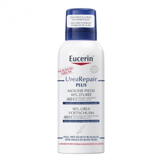 Eucerin urea repair plus mousse pieds 10% d'urée 150ml
