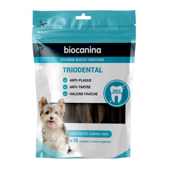 Biocanina triodental très petits chiens 15 lamelles