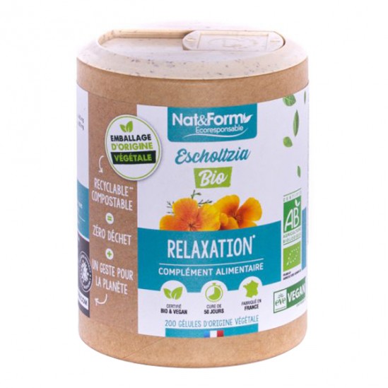 Nat&form escholtzia bio format éco 200 gélules Nat&form escholtzia bio format éco 200 gélules