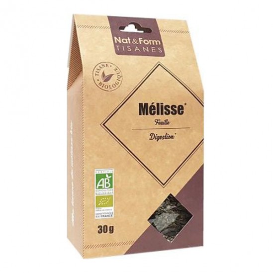 Nat&form tisane mélisse bio 30g Nat&form tisane mélisse bio 30g